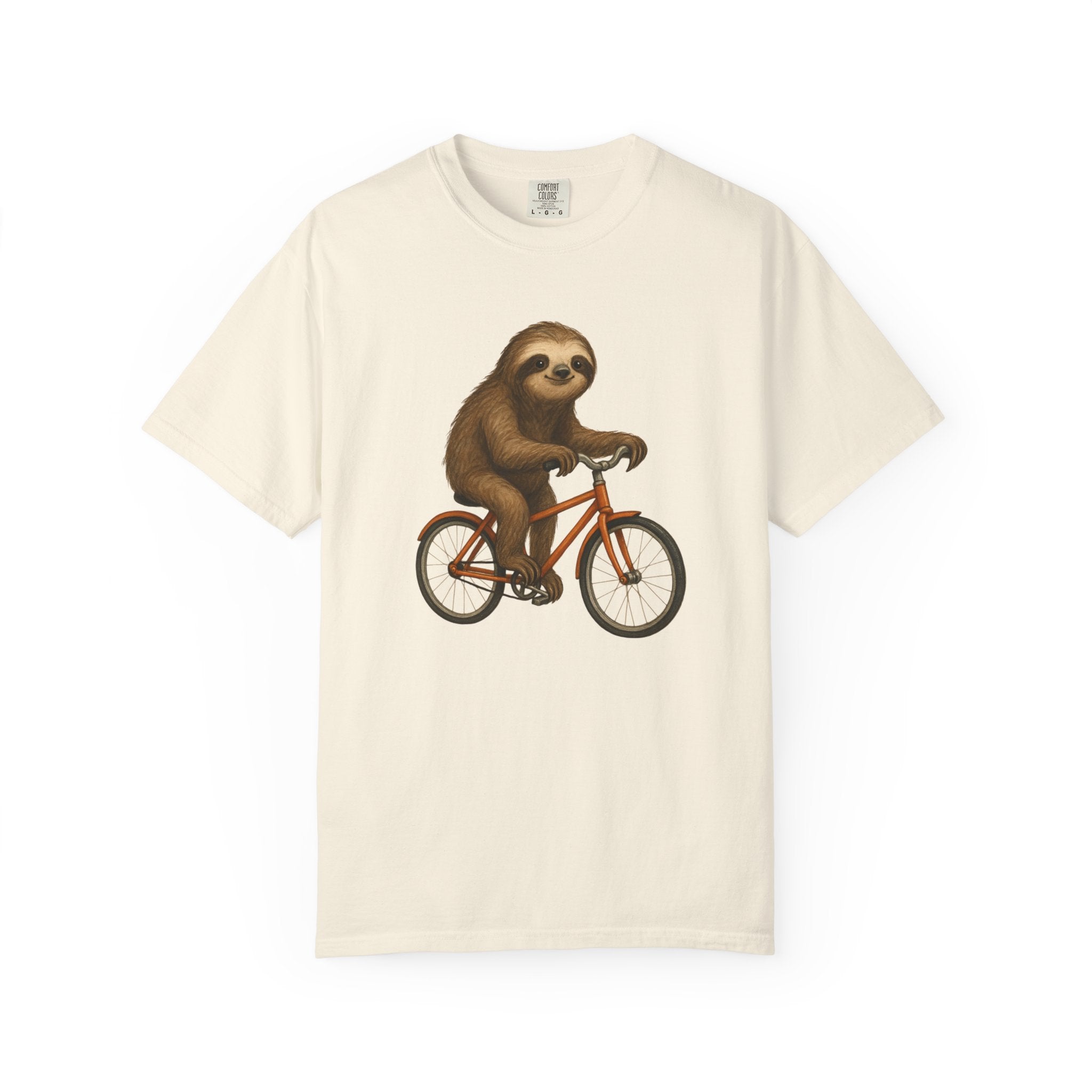 Sloth Bicycle Shirt – Funny Riding Bike Illustration Tees for Cycling Lover