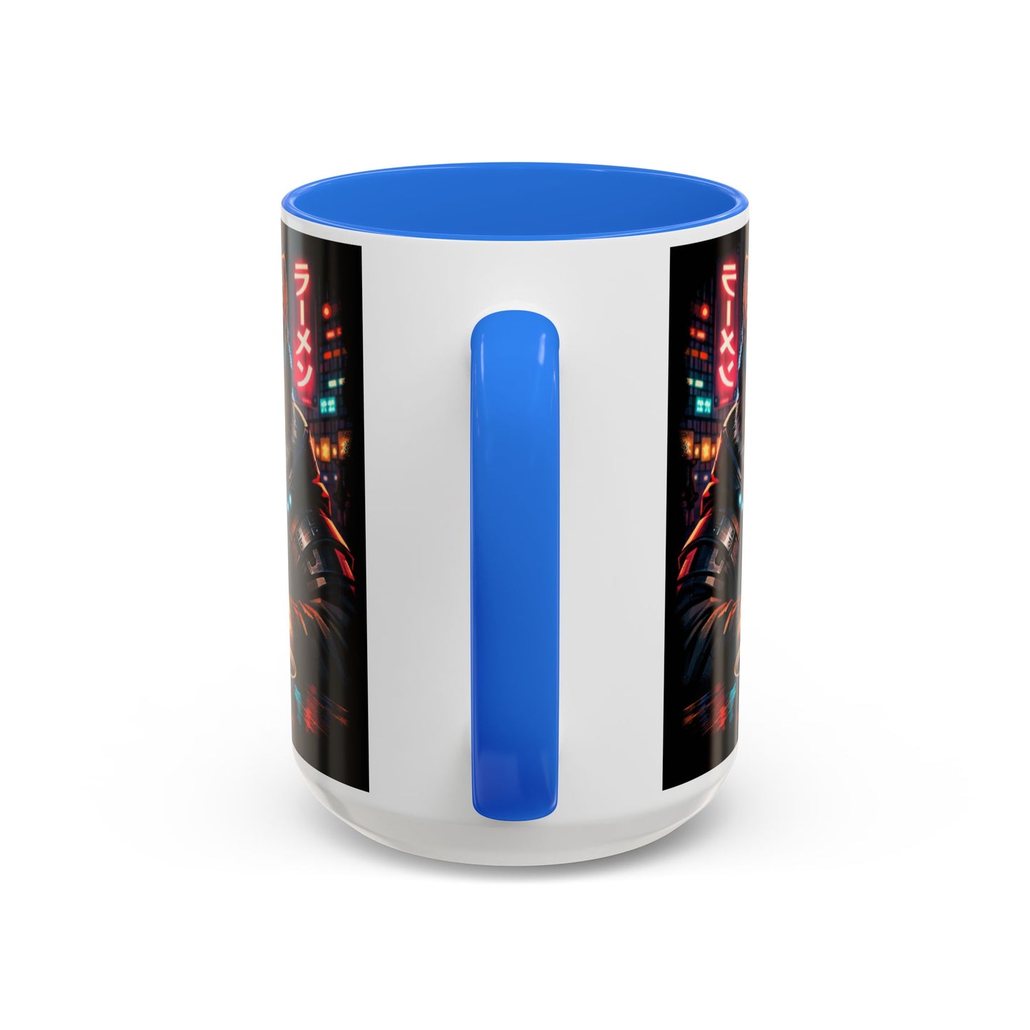 Cyberpunk Sushi Cat Mug | 11oz 15oz Ceramic Coffee Cup