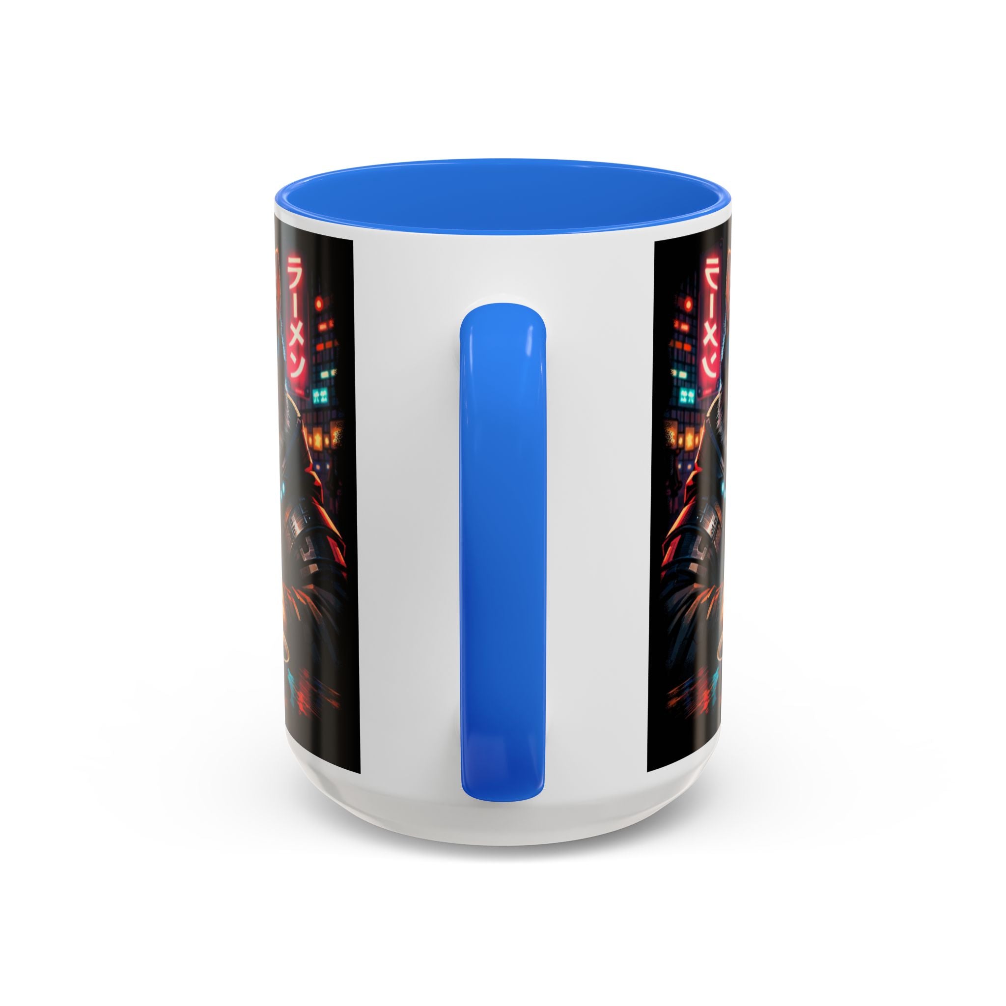 Cyberpunk Sushi Cat Mug | 11oz 15oz Ceramic Coffee Cup
