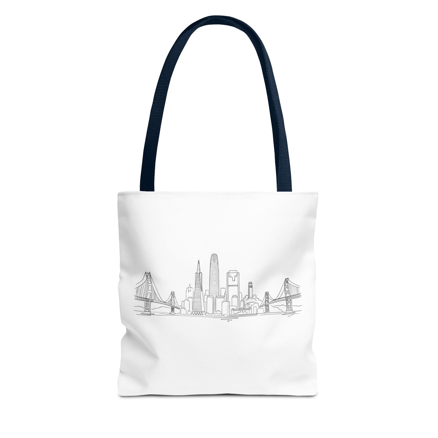 San Francisco Skyline Tote Bag | Minimal City Line Art