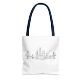 San Francisco Skyline Tote Bag | Minimal City Line Art