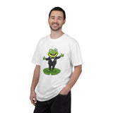 Funny Tuxedo Frog T-shirt | Frog on Lily Pad Amphibian Design