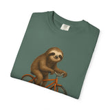 Sloth Bicycle Shirt – Funny Riding Bike Illustration Tees for Cycling Lover