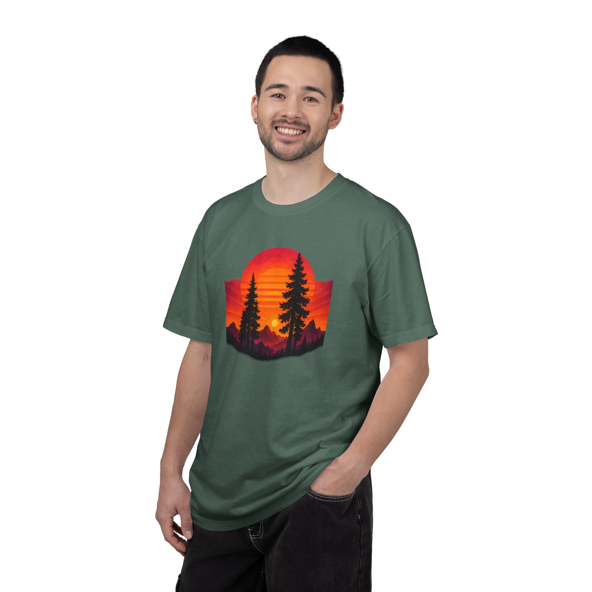 Mountain Sunset Pines T-shirt | Ridgeline Graphic