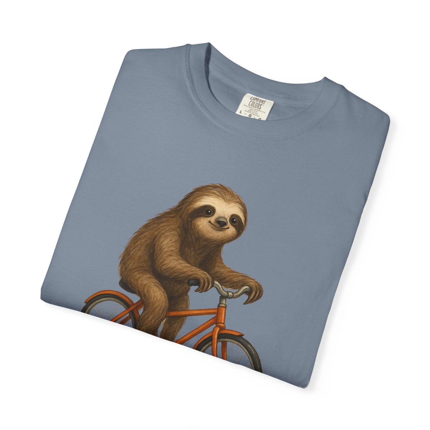 Sloth Bicycle Shirt – Funny Riding Bike Illustration Tees for Cycling Lover