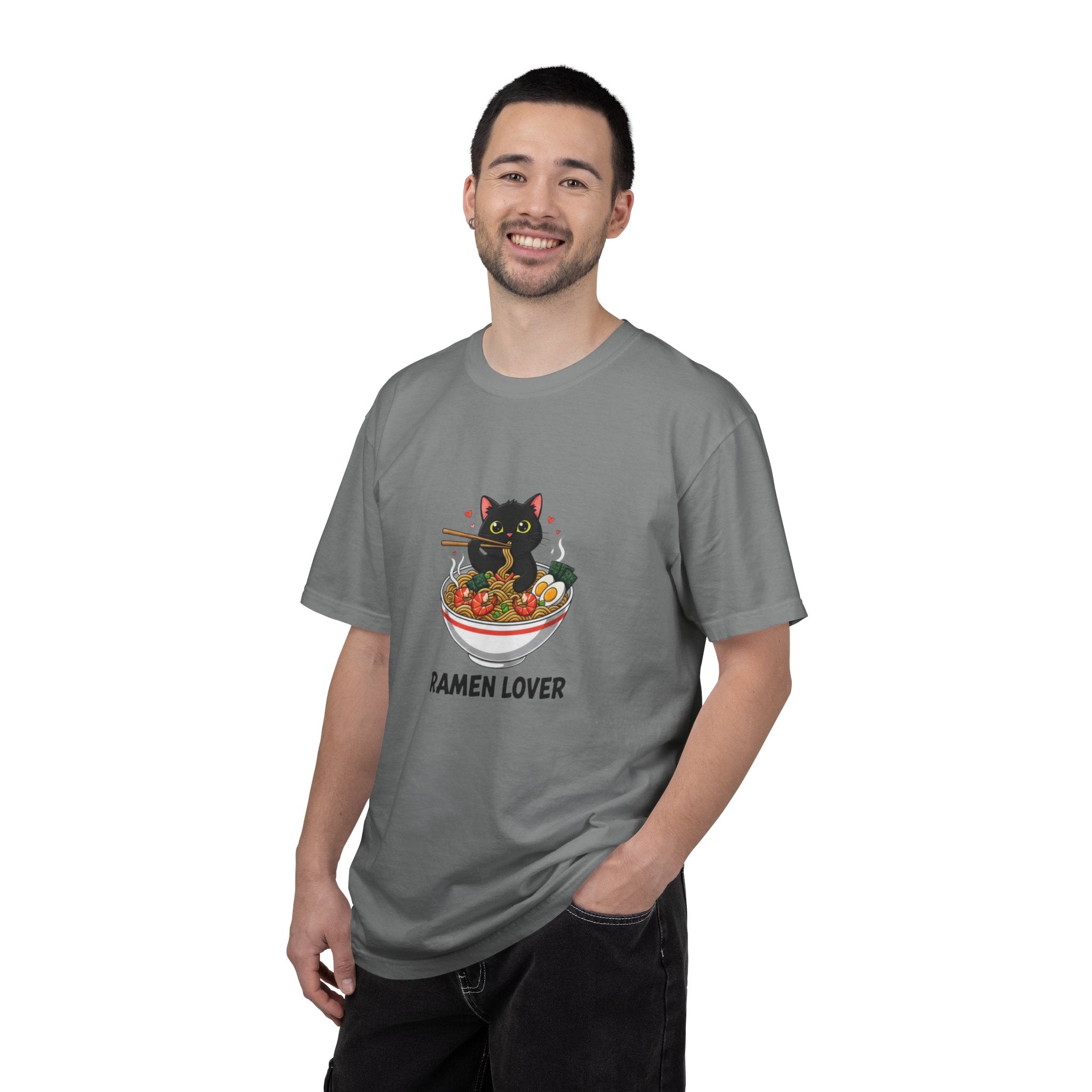 Ramen Cat Garment-Dyed T-shirt