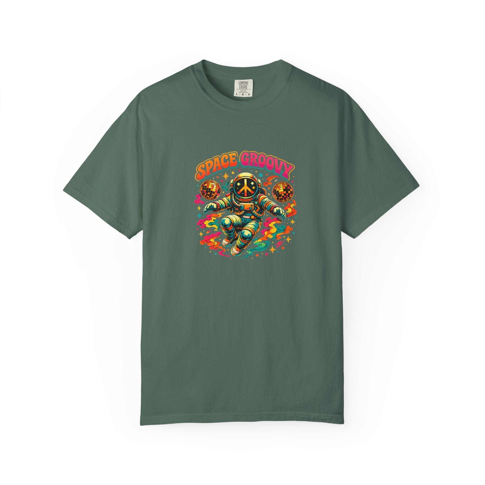 Space Groovy Astronaut T-shirt | Retro Psychedelic Space Art