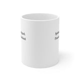 Spiritually Aligned Financially Declined Mug | Funny Quote Coffee Cup