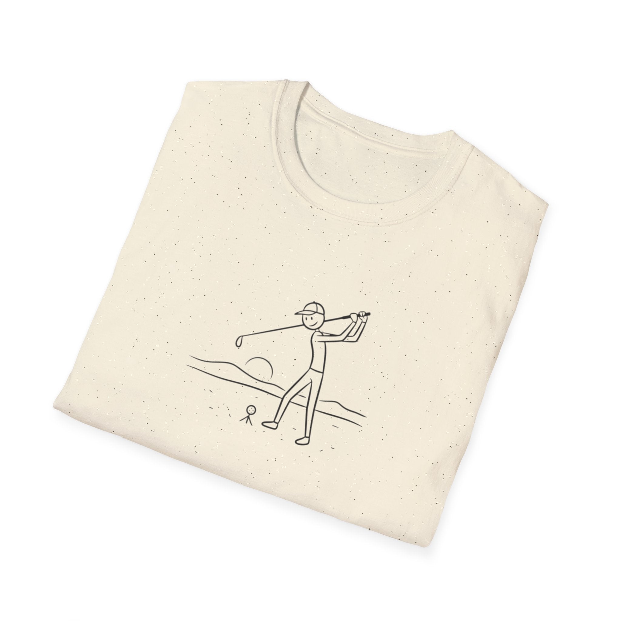 Timmy "The Wind-Stopper" McPar Stickman Golf Tee | T-Shirt