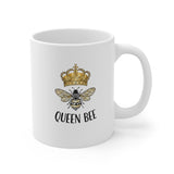Queen Bee mug | Bee with crown, 11oz ceramic