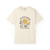 You Are My Sunshine Cat Illustration T-shirt | Cute Sun and Kittens