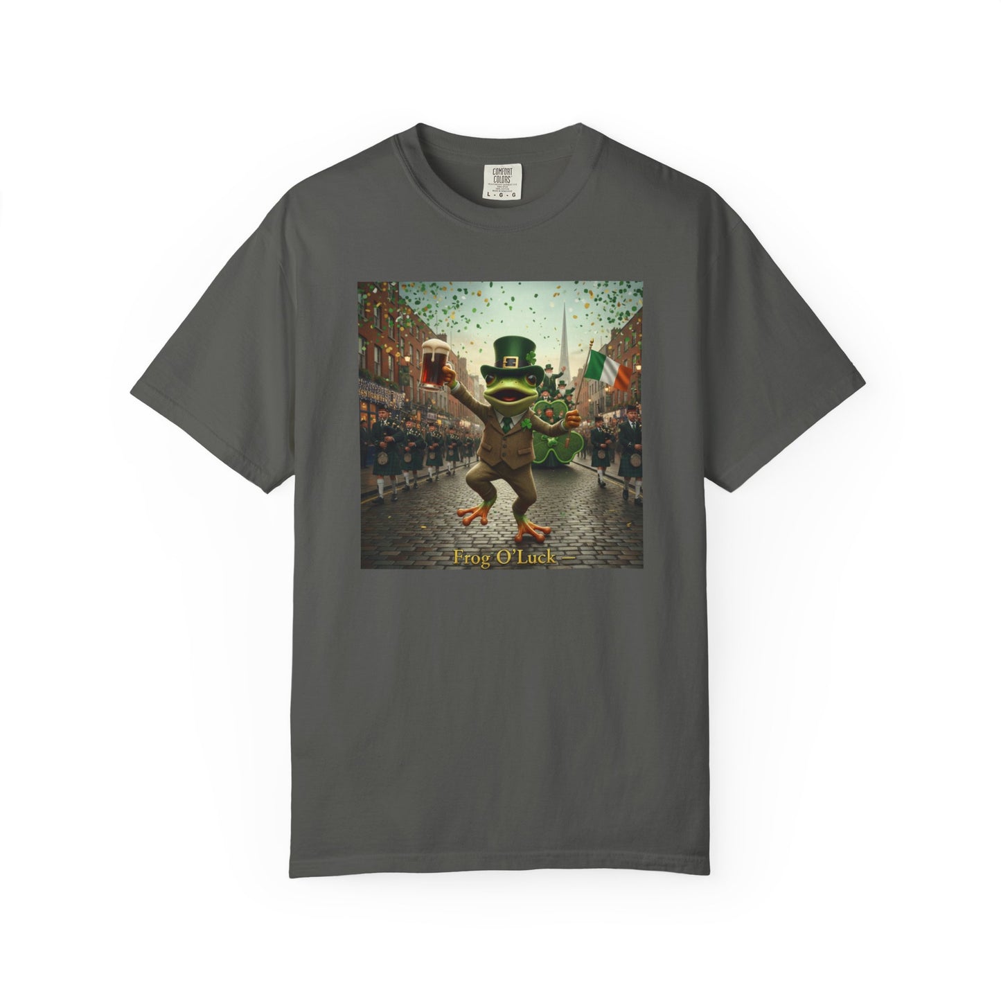 Irish Frog Unisex Garment-Dyed T-shirt