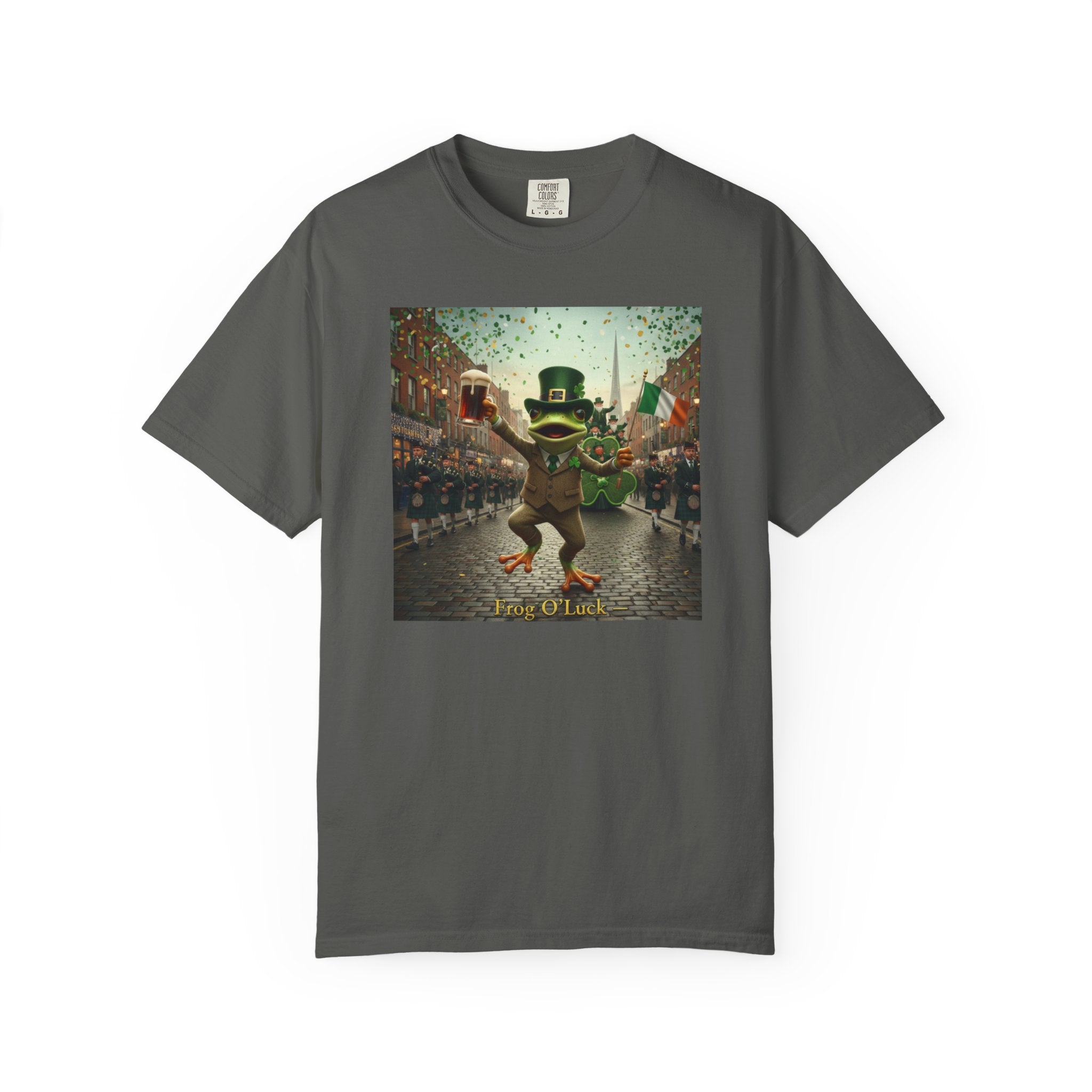 Irish Frog Unisex Garment-Dyed T-shirt