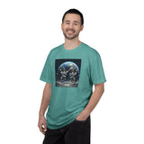 Gator Lunar Pickleball  T-shirt | Earth Background, Spacewalk Illustration