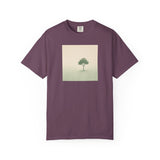 Solitary Tree Minimalist Artwork T-Shirt | Nature Square Print