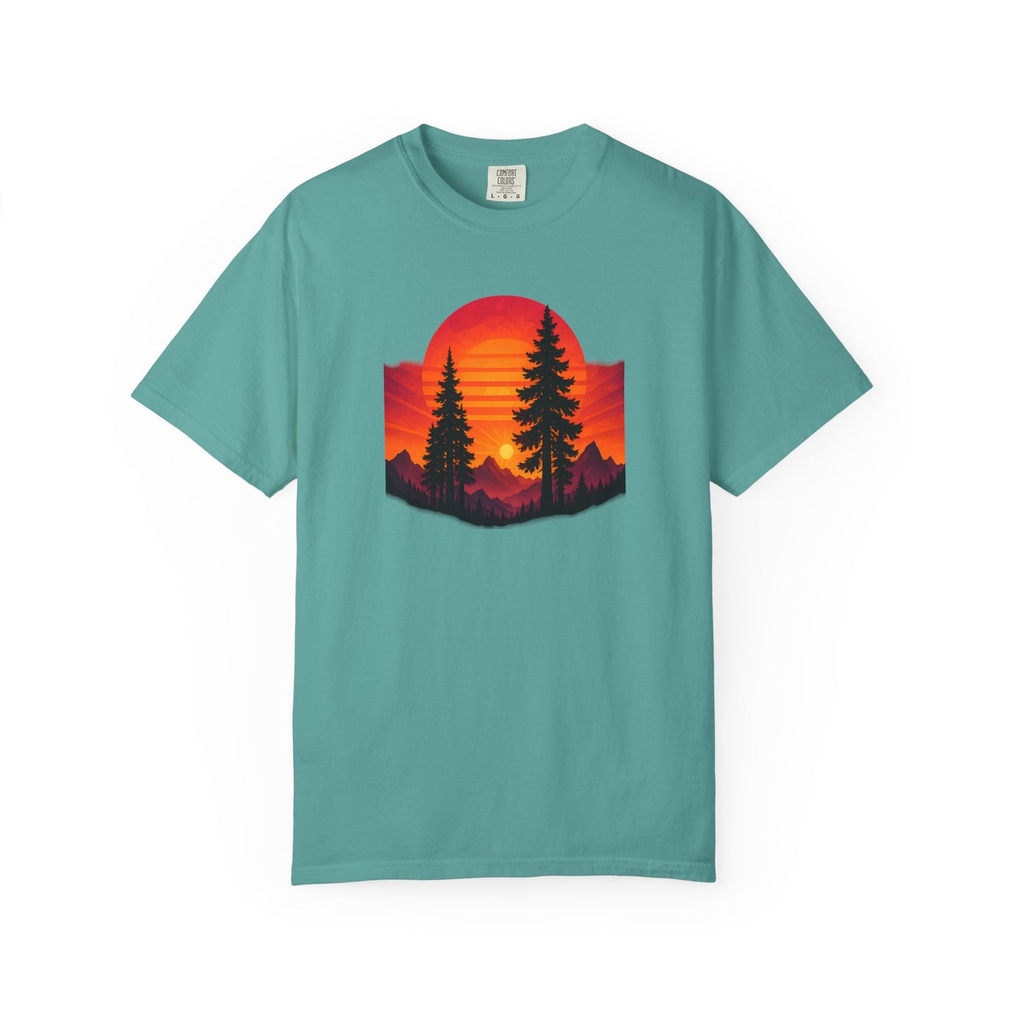 Mountain Sunset Pines T-shirt | Ridgeline Graphic