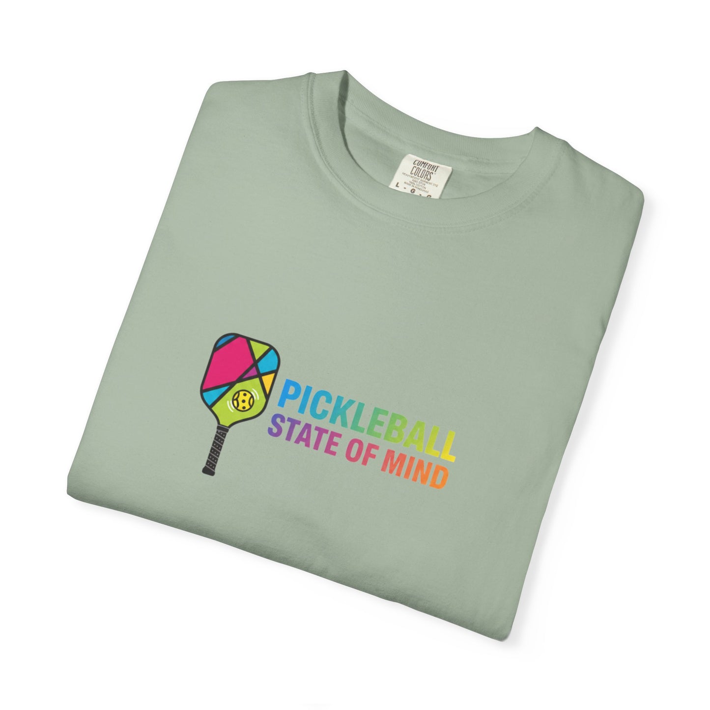 Pickleball State of Mind T-shirt | Colorful Paddle Graphic