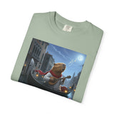 Capybara Gondolier Venice Night T-shirt | Romantic Venetian Canal Illustration