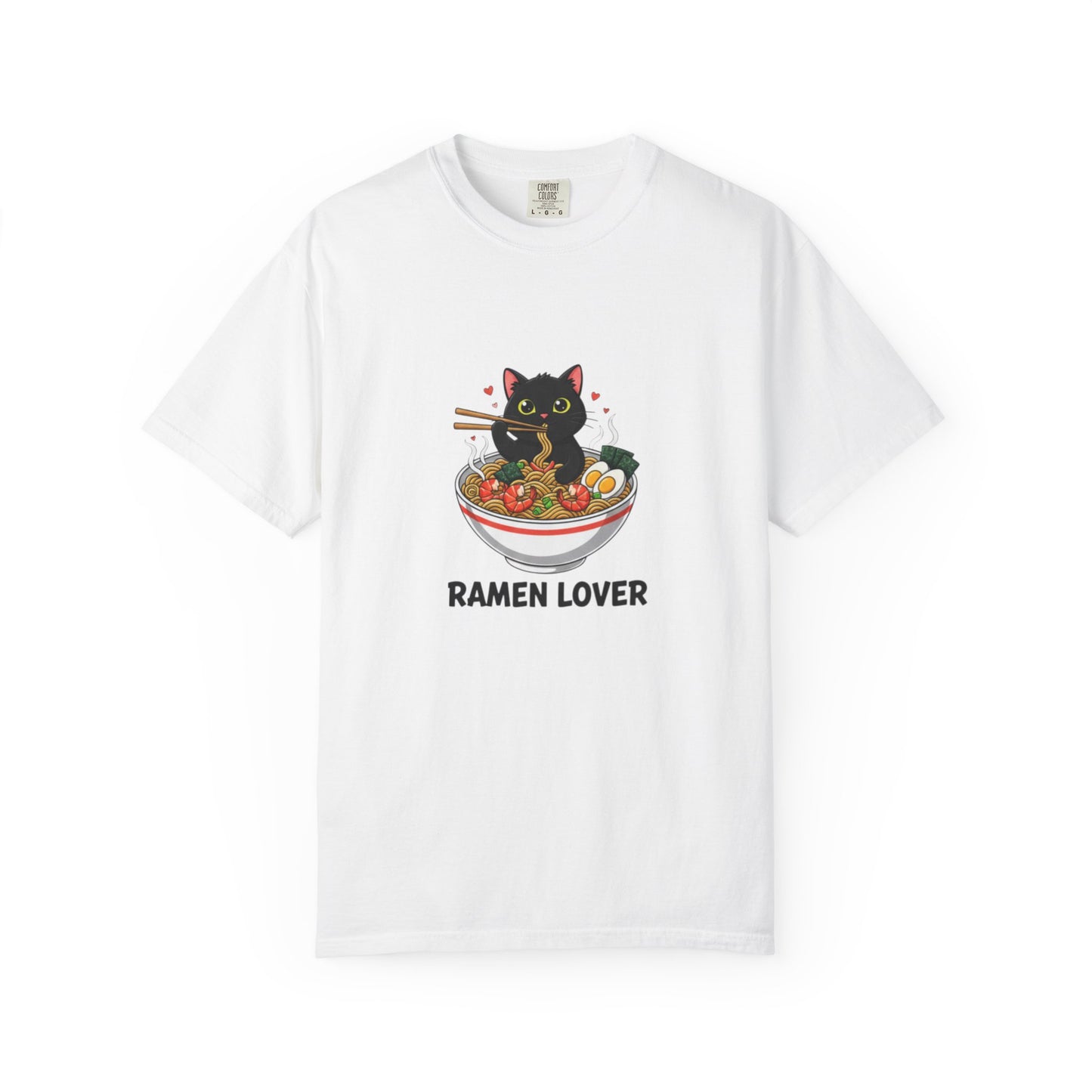 Ramen Cat Garment-Dyed T-shirt