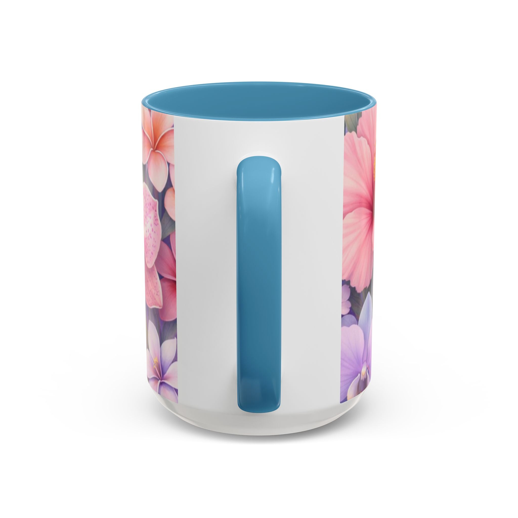 Tropical Orchid Floral Mug | Accent Coffee Mug 11oz 15oz