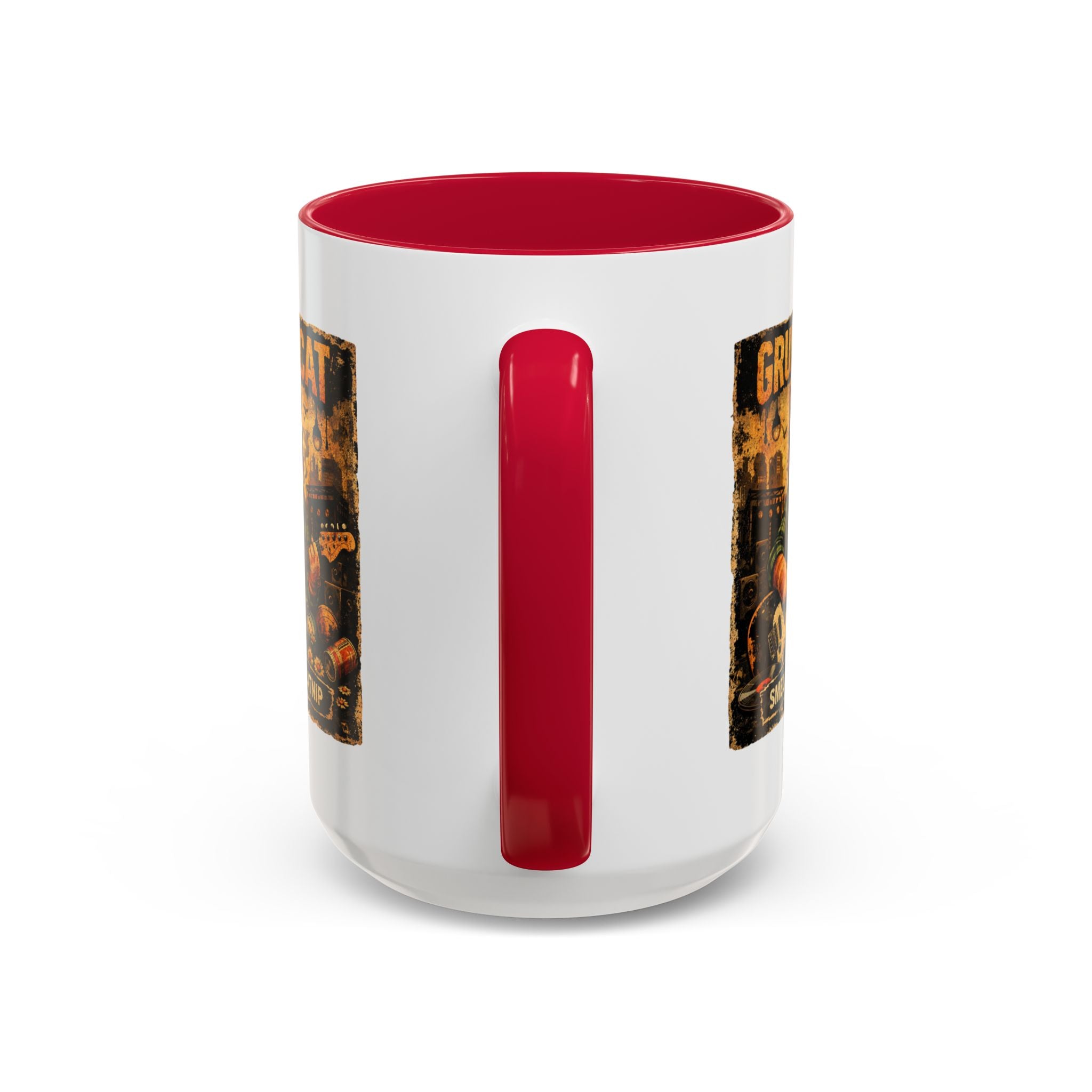 Grunge Cat Smells Like Catnip Mug | Ceramic Coffee Cup