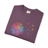 Rainbow Dandelion Tee | T-Shirt, Colorful Seed Puff Design