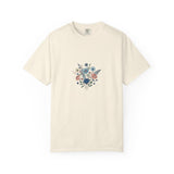 Wildflower Bouquet T-Shirt | Centered Floral Illustration, Daisies & Roses