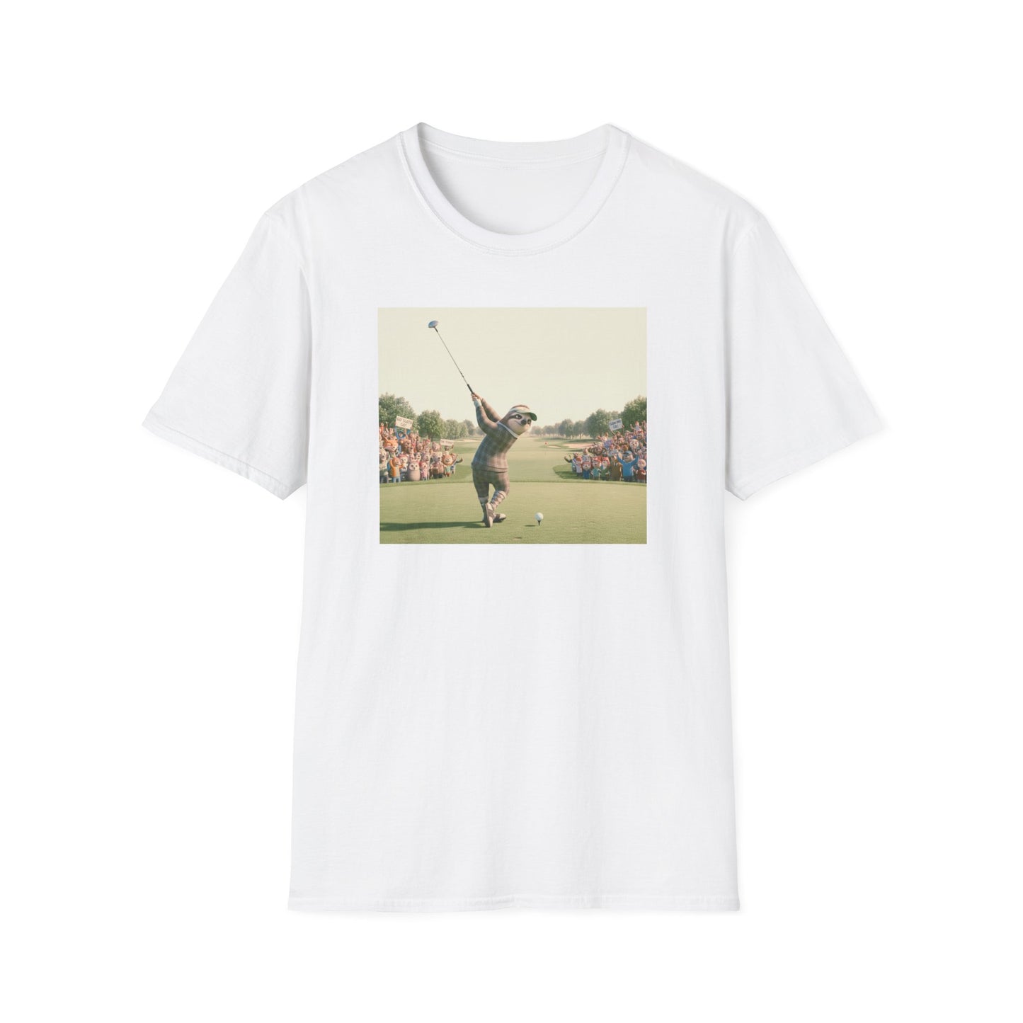Sloth Golfer 3D Animation T-Shirt | Cinematic CGI Sporting Character