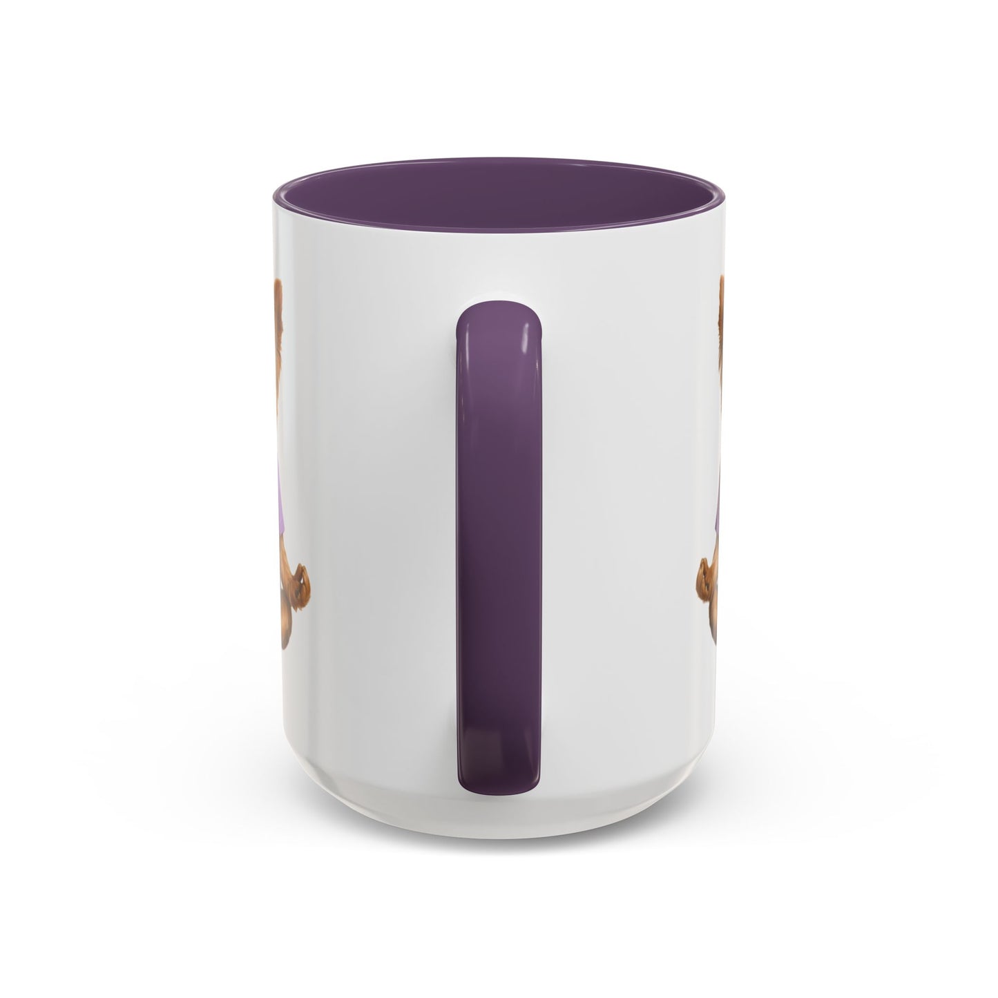 Meditating Yorkshire Terrier Mug | Accent Coffee Mug 11oz 15oz