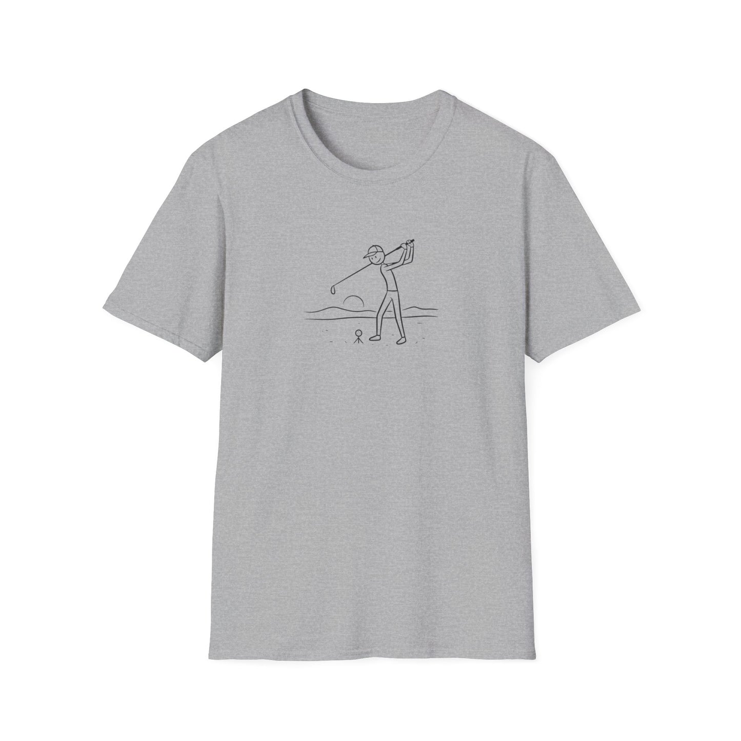Timmy "The Wind-Stopper" McPar Stickman Golf Tee | T-Shirt
