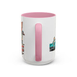 1950s Diner Scene Mug | Retro Car Hop Coffee Cup