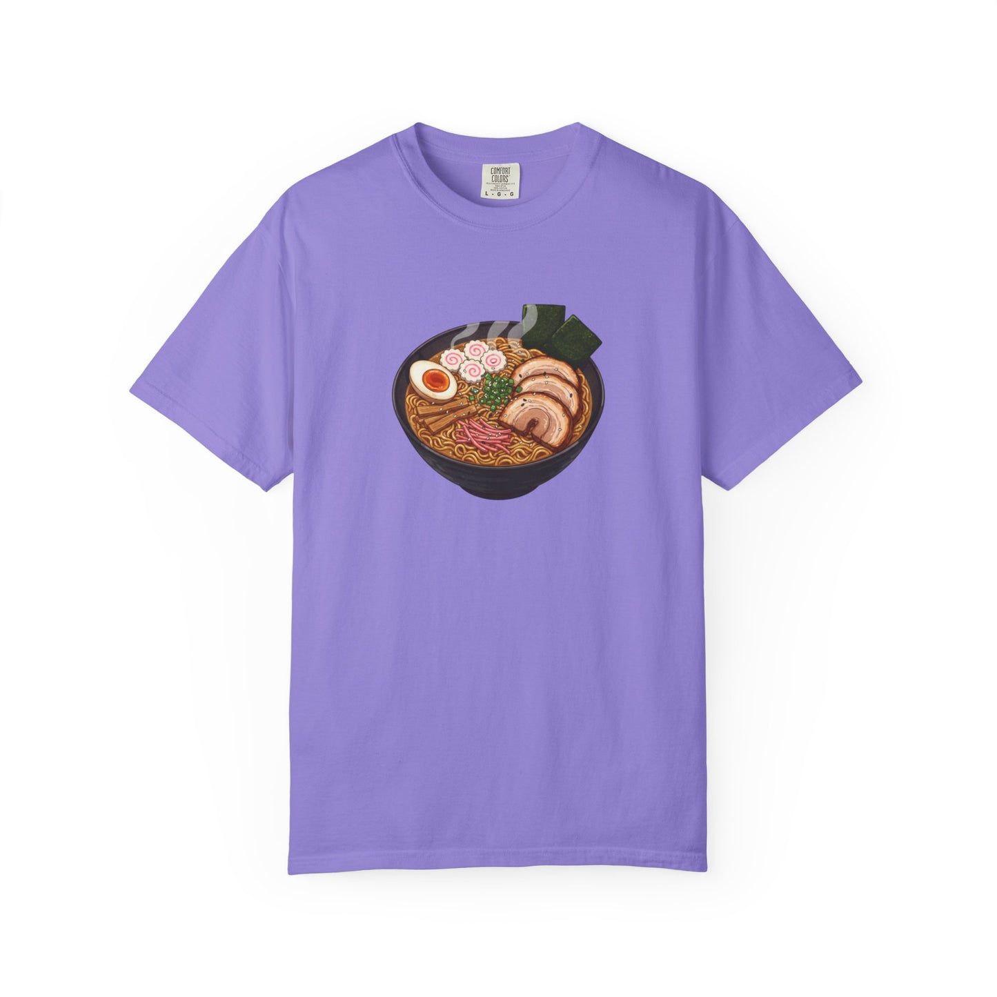 Ramen Bowl Illustration T-shirt | Cute Noodle Soup Graphic