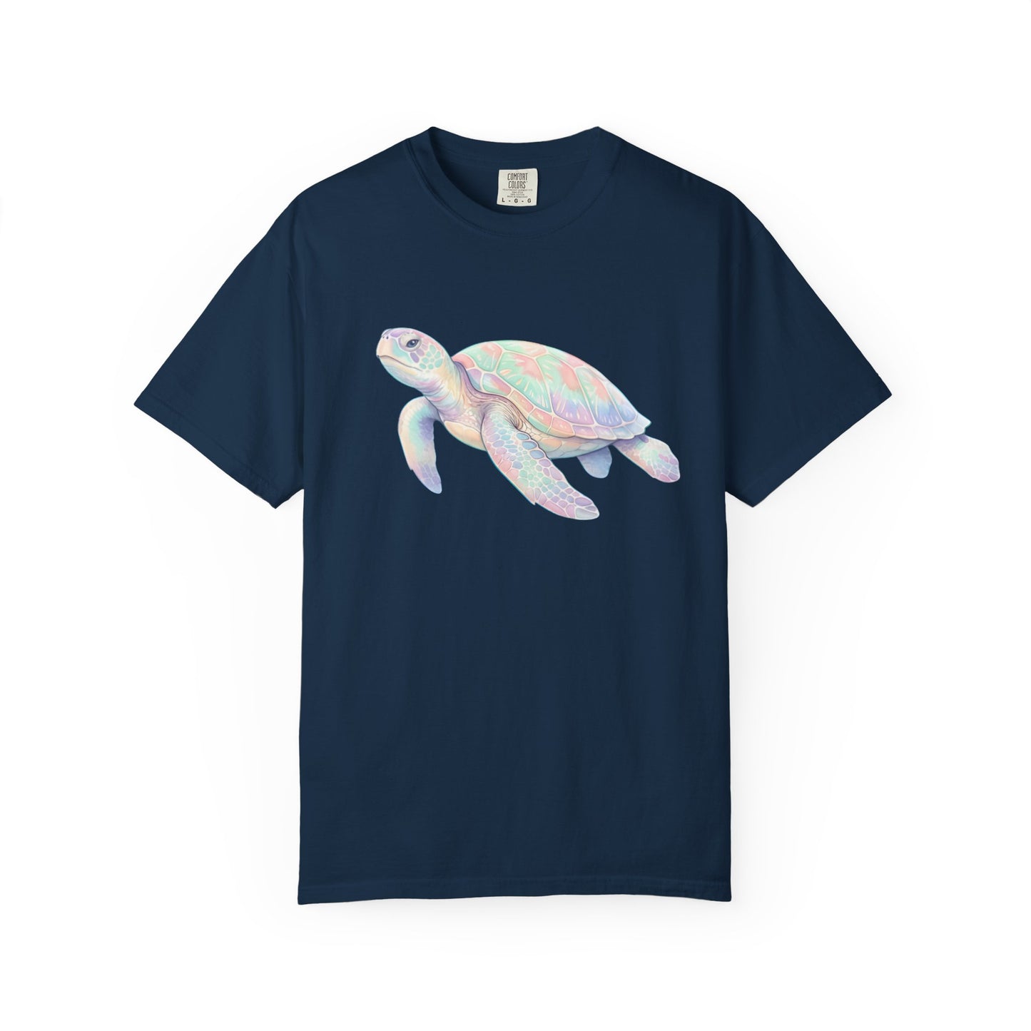 Pastel Sea Turtle T-shirt | Watercolor Marine Life Tee