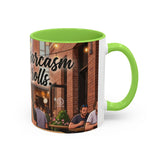 Sarcastic Girl Illustration Mug | 11oz or 15oz Colorful Ceramic