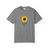 Sunflower Graphic T-shirt | Minimal Floral Tee