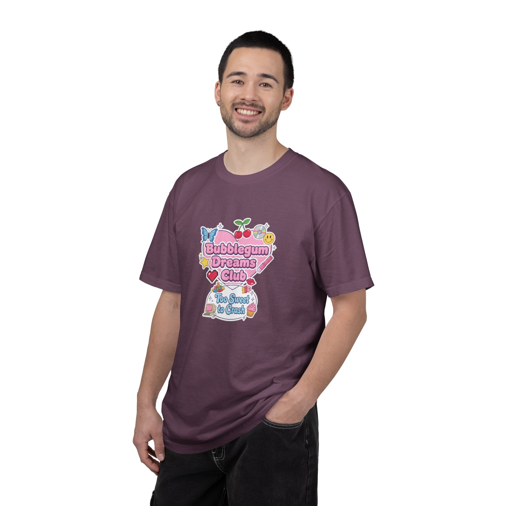 Bubblegum Dreams Club T-shirt | Pastel Hearts, Cute Kawaii Graphic