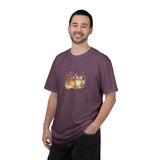 Orange Tabby Cat with Wildflowers T-Shirt | Floral Cat Tee