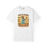 Smash the Savannah Capybara Pickleballer T-Shirt | Animal Sports Graphic Tee