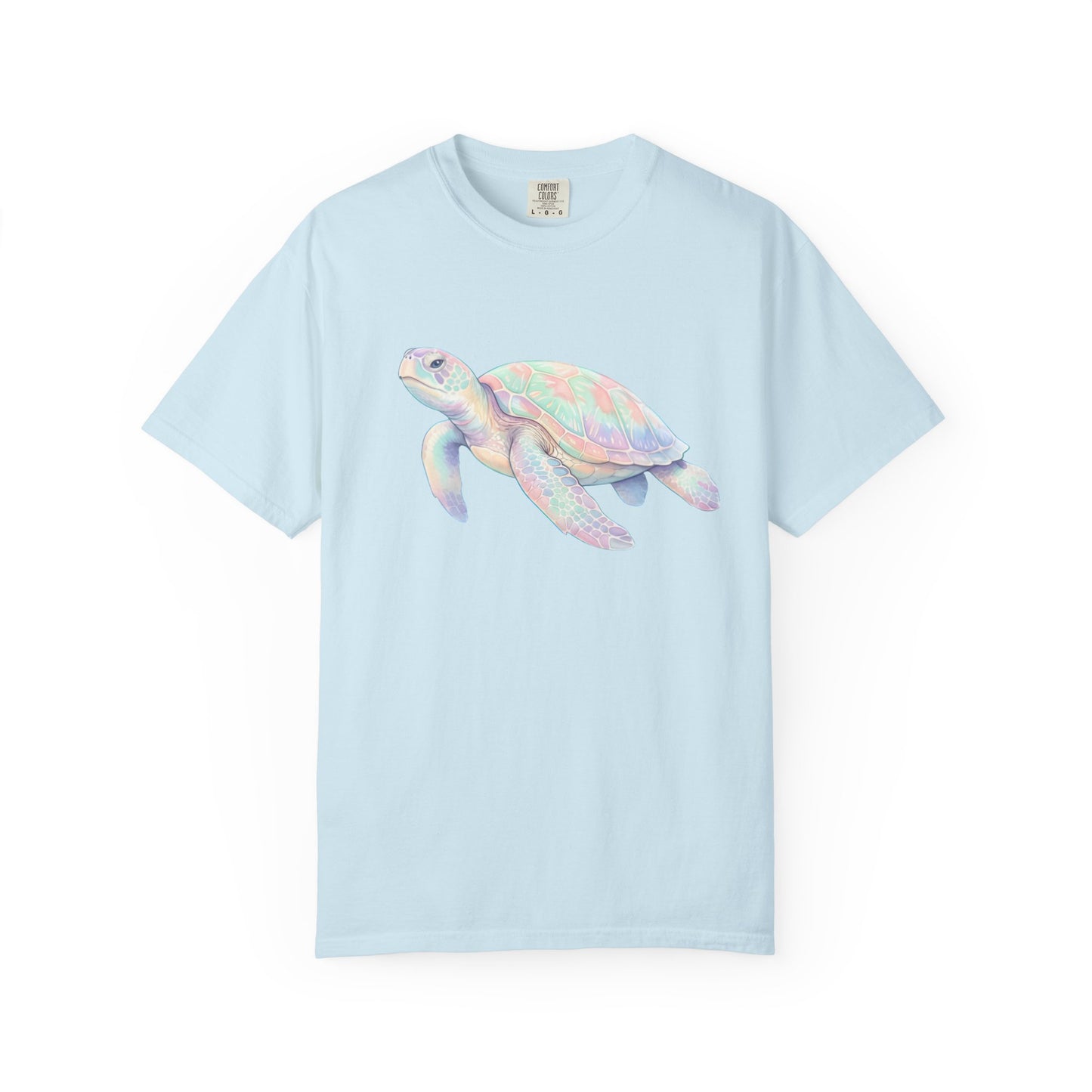 Pastel Sea Turtle T-shirt | Watercolor Marine Life Tee