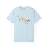 Pastel Sea Turtle T-shirt | Watercolor Marine Life Tee