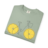 Lemon Wheel Bicycle T-shirt | Citrus Bike Graphic Tee