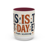 This Is The Best Day Ever mug | Retro typography coffee cup