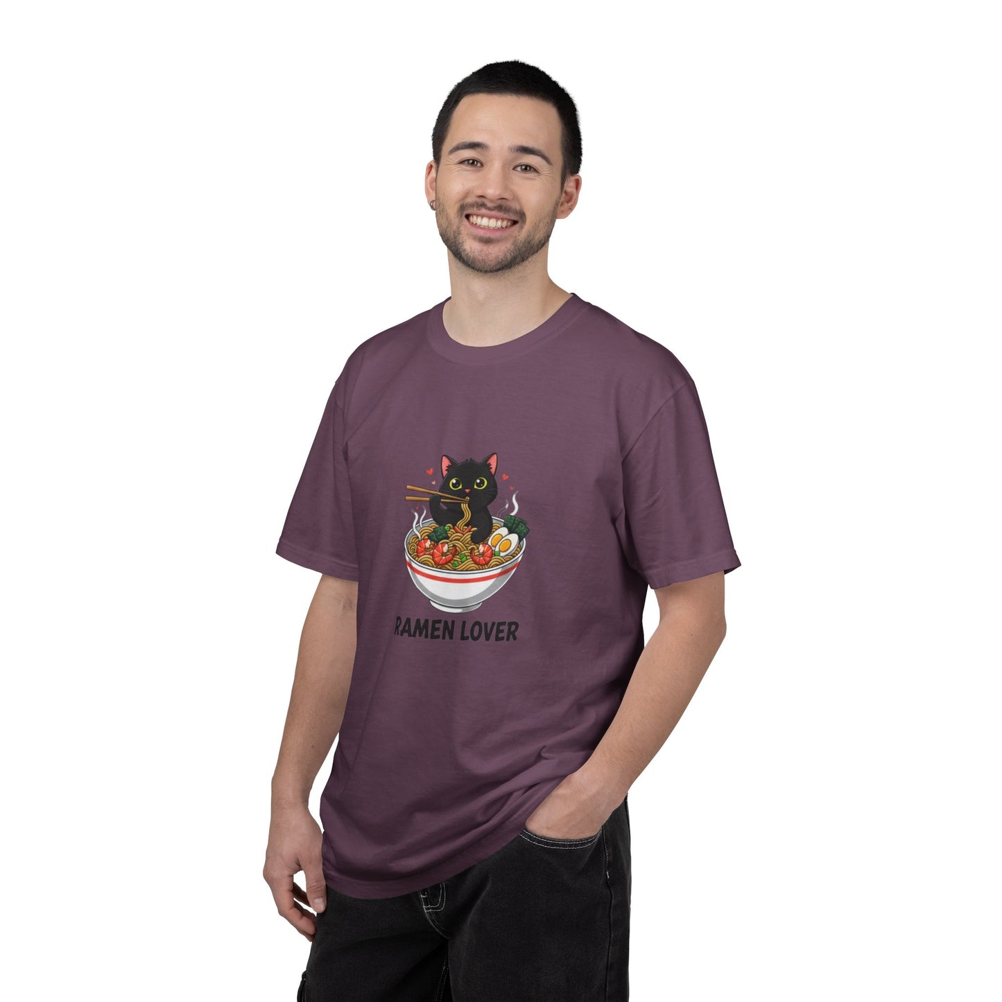 Ramen Cat Garment-Dyed T-shirt