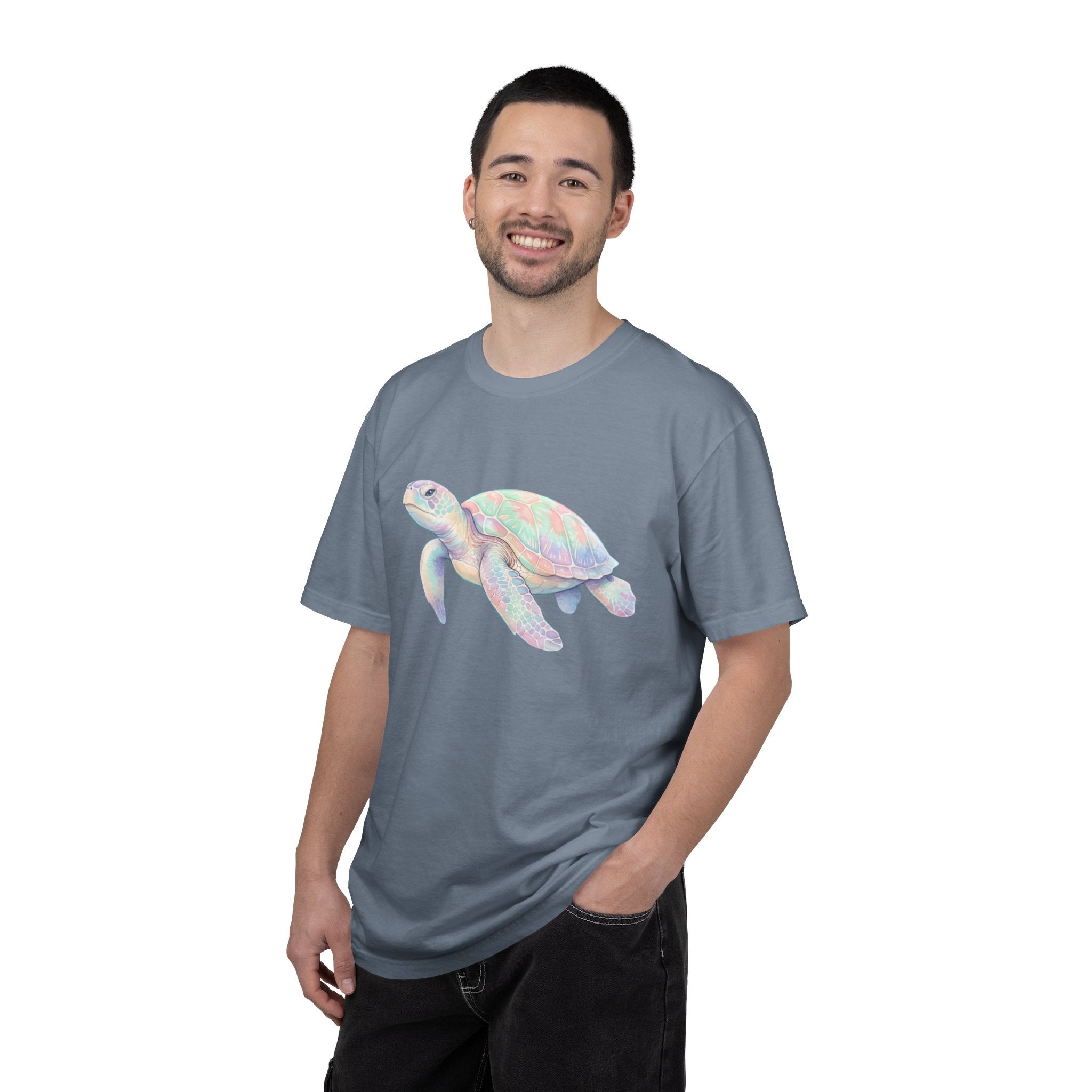 Pastel Sea Turtle T-shirt | Watercolor Marine Life Tee