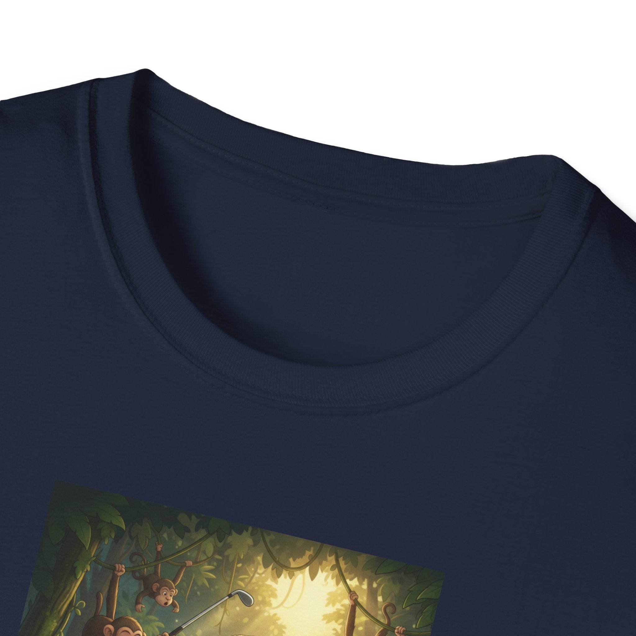 Slow Living Sloth Golfer T-Shirt | Zen Sportswear Tropical Golf Silas