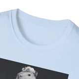 Capybara Blonde. Dress Pose T-Shirt | Retro Black & White Illustration