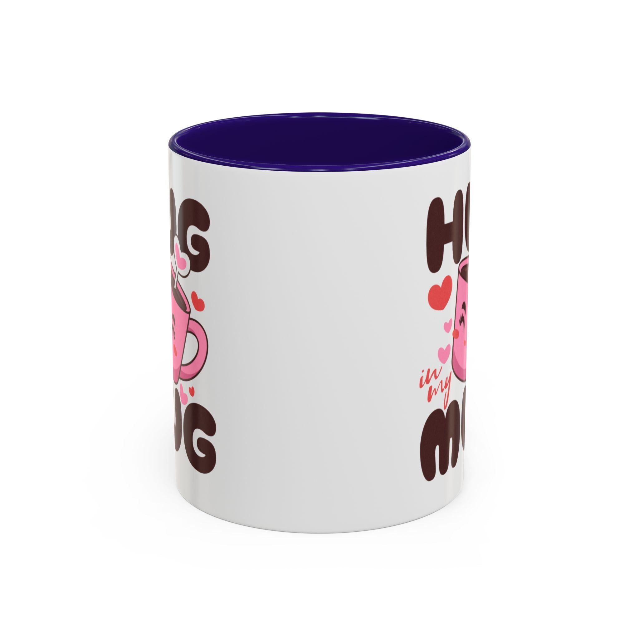 Hug in My Mug Mug | Cute Pink Cup, Heart Coffee Design