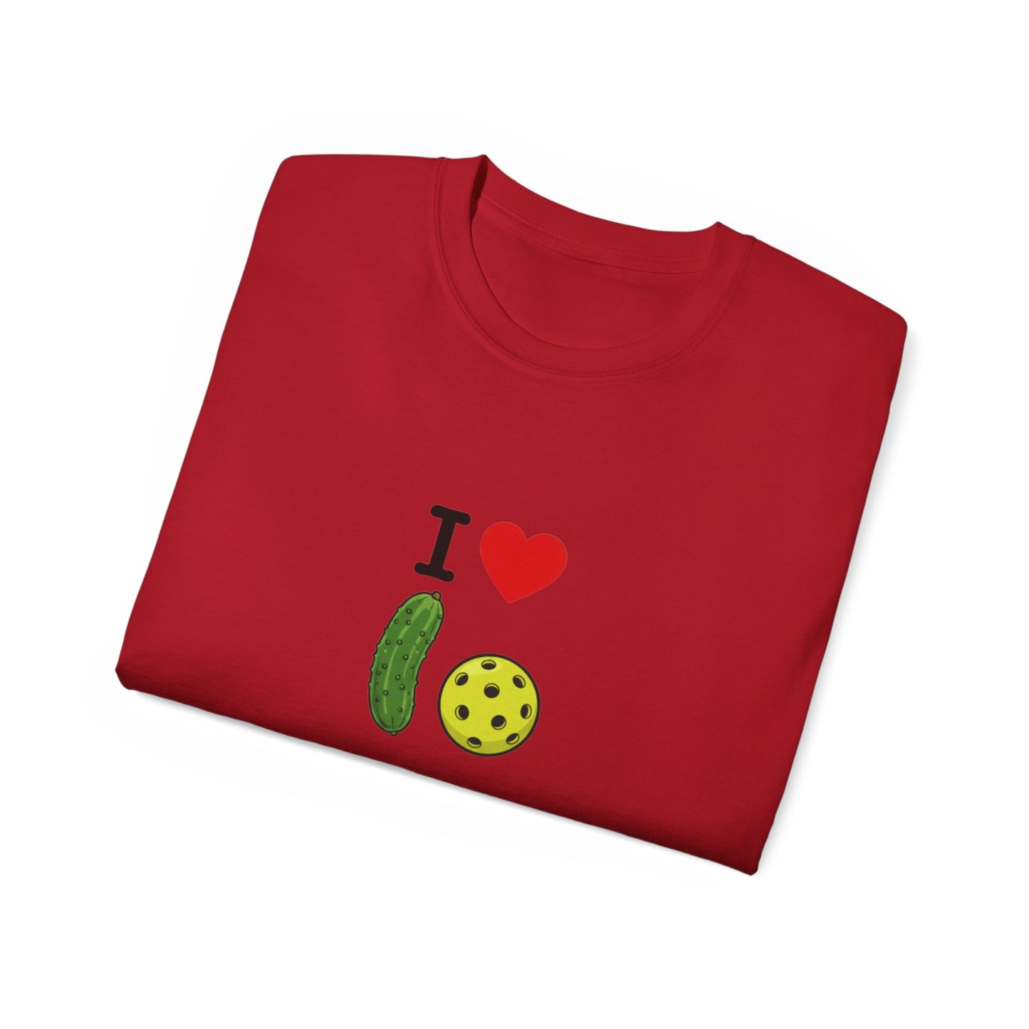 I Heart Pickleball T-Shirt | Pickle & Ball Graphic Tee