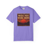Wish You Were Here Sunset T-shirt | Vintage Sunset Graphic