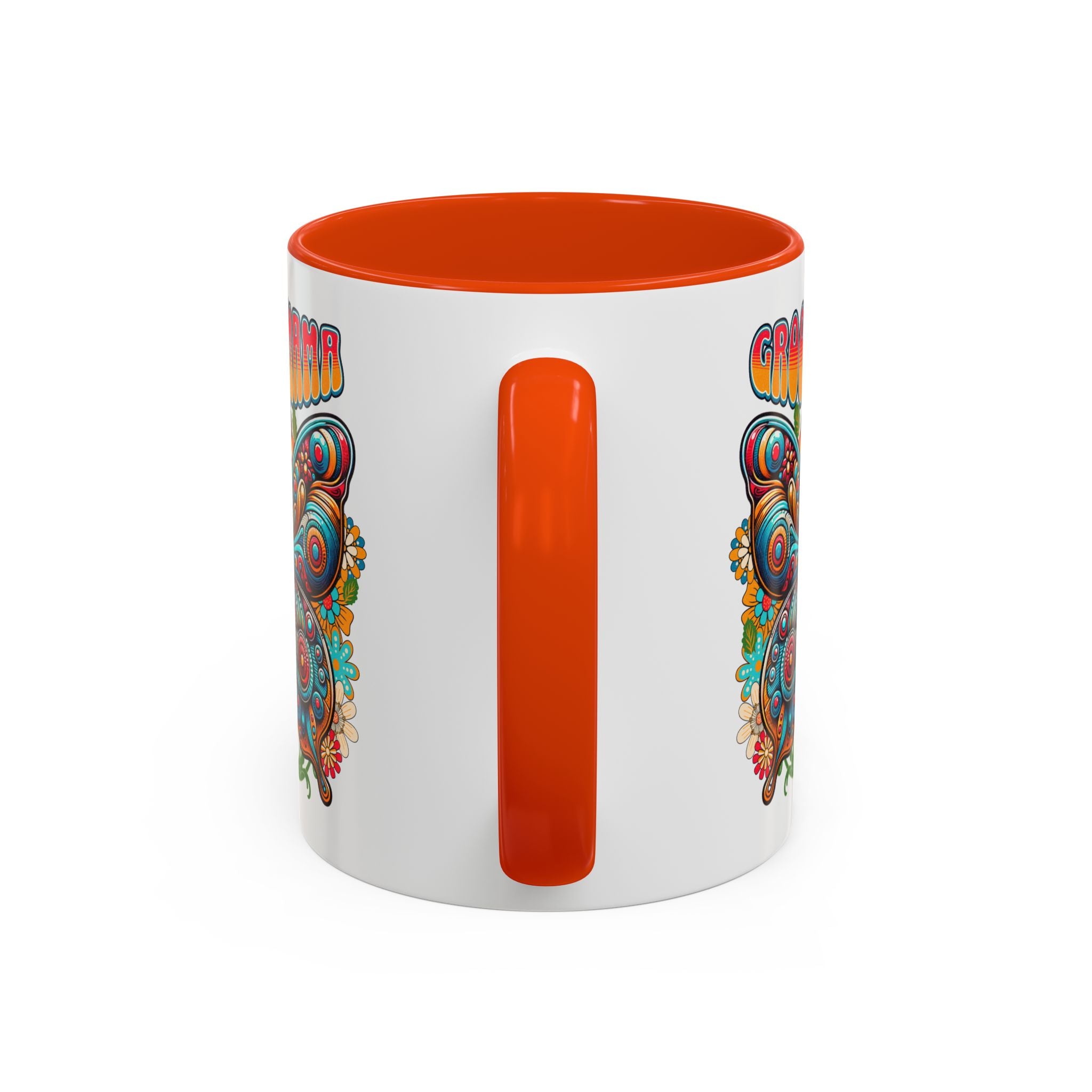 Groovy Mama Butterfly Mug | Retro Psychedelic Floral Design